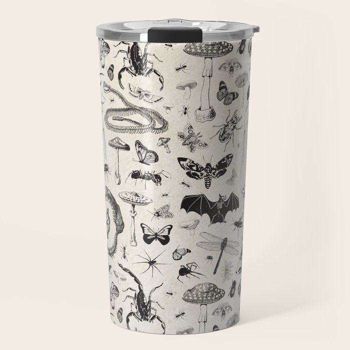 Bones, Bugs, Botanicals Travel Mug Gallery Image 1