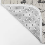 Bones, Bugs, Botanicals Bath Mat Gallery Image 2