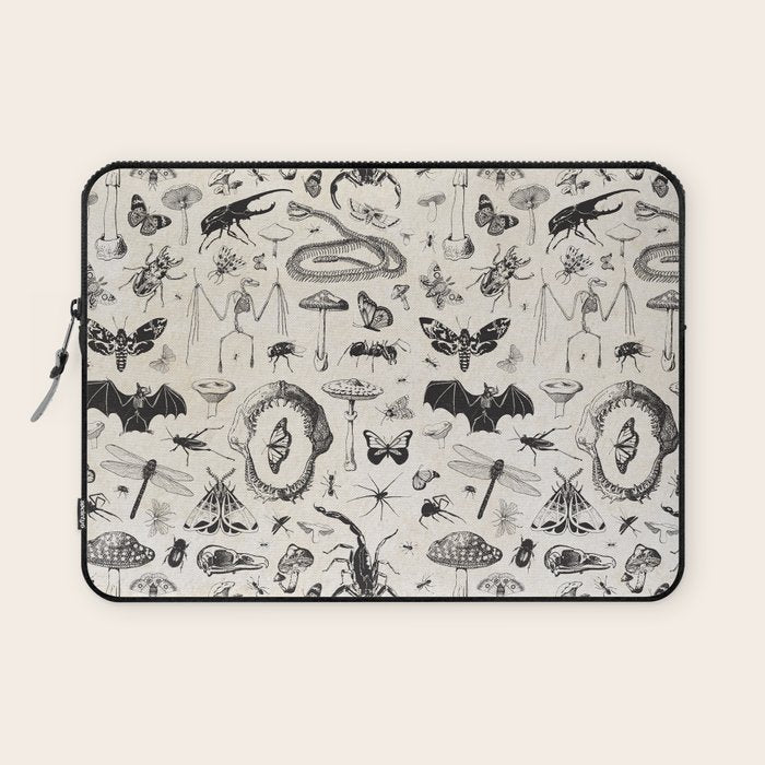 Bones, Bugs, Botanicals Laptop Sleeve Gallery Image 1