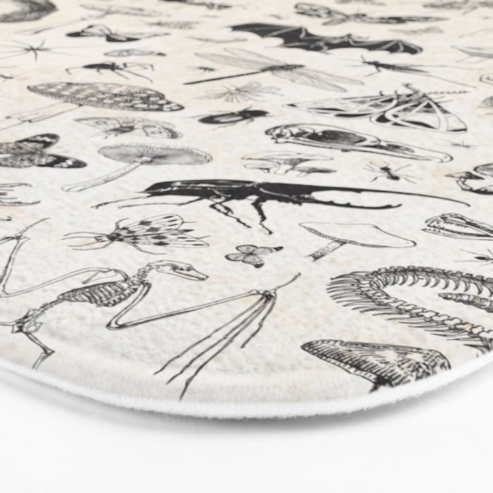 Bones, Bugs, Botanicals Bath Mat Gallery Image 3