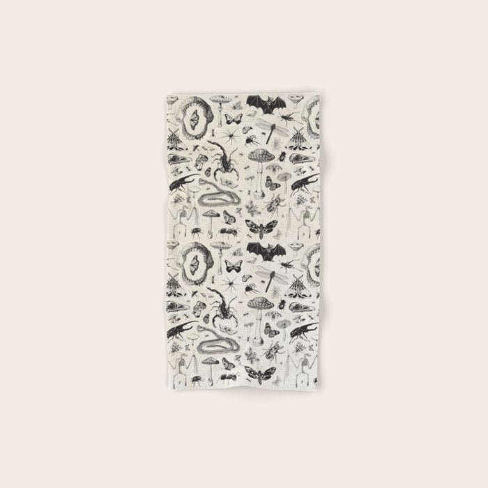 Bones, Bugs, Botanicals Bath Towel Gallery Image 1