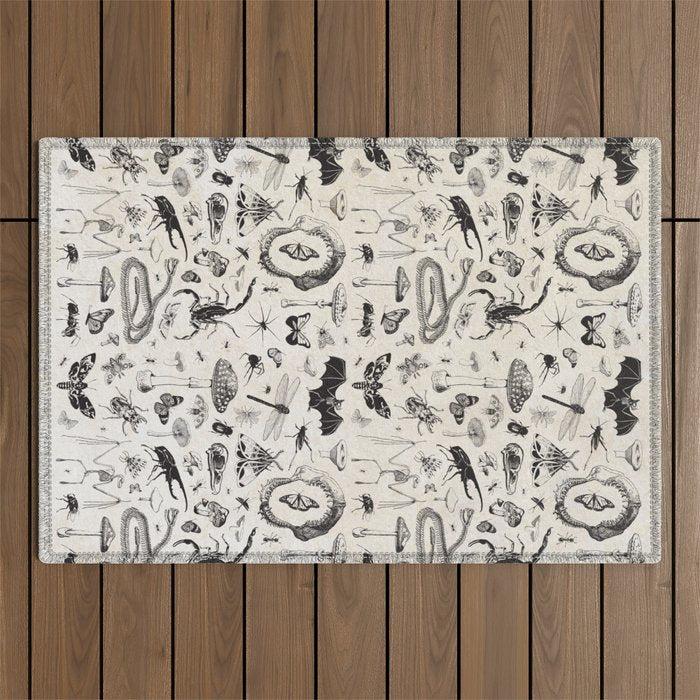 Bones, Bugs, Botanicals Outdoor Rug Gallery Image 1