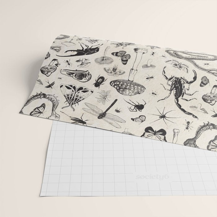 Bones, Bugs, Botanicals Wrapping Paper Gallery Image 2
