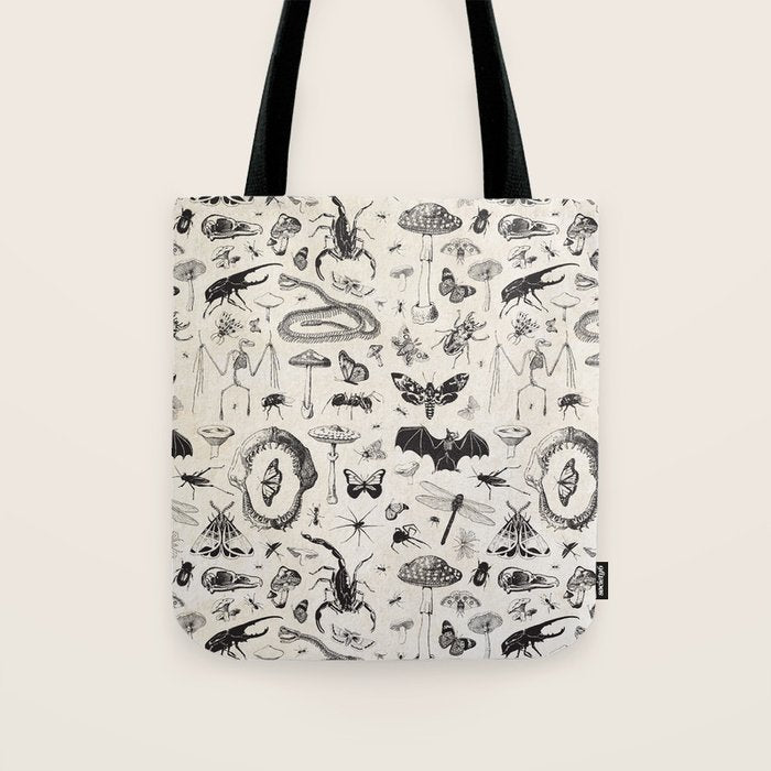 Bones, Bugs, Botanicals Tote Bag Gallery Image 1