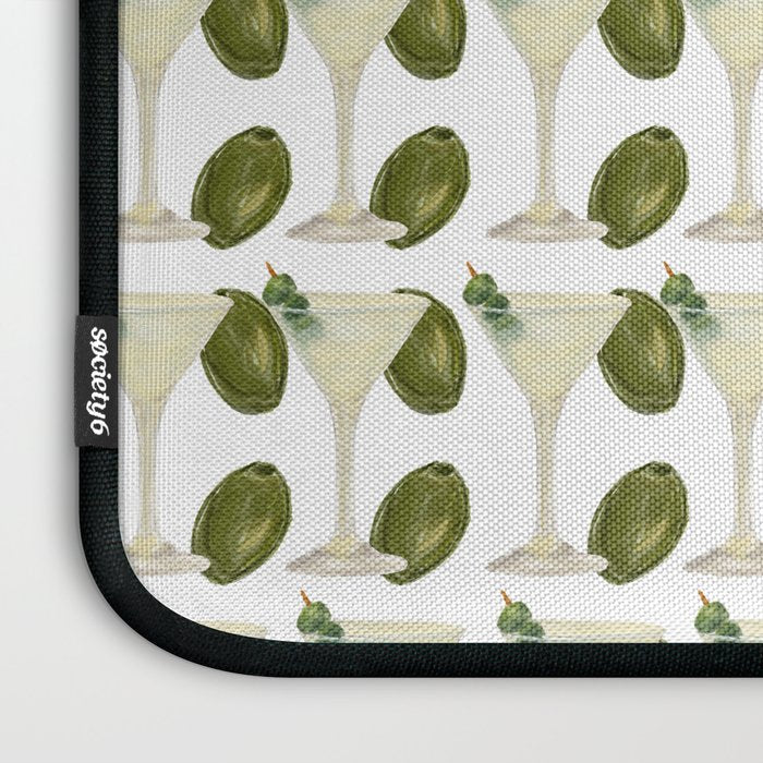 Dry Martini and Olives Happy Hour Laptop Sleeve Gallery Image 3