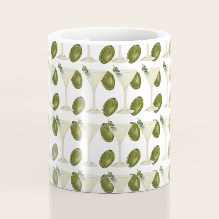 Dry Martini and Olives Happy Hour Coffee Mug Gallery Image 4