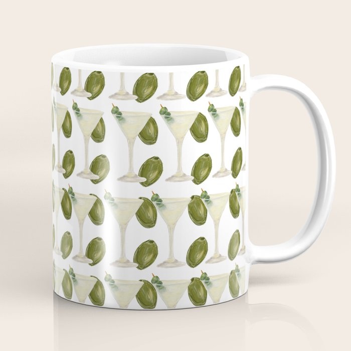 Dry Martini and Olives Happy Hour Coffee Mug Gallery Image 1
