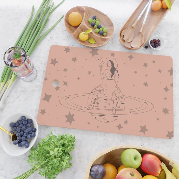 Janet From Another Planet Cutting Board Gallery Image 2