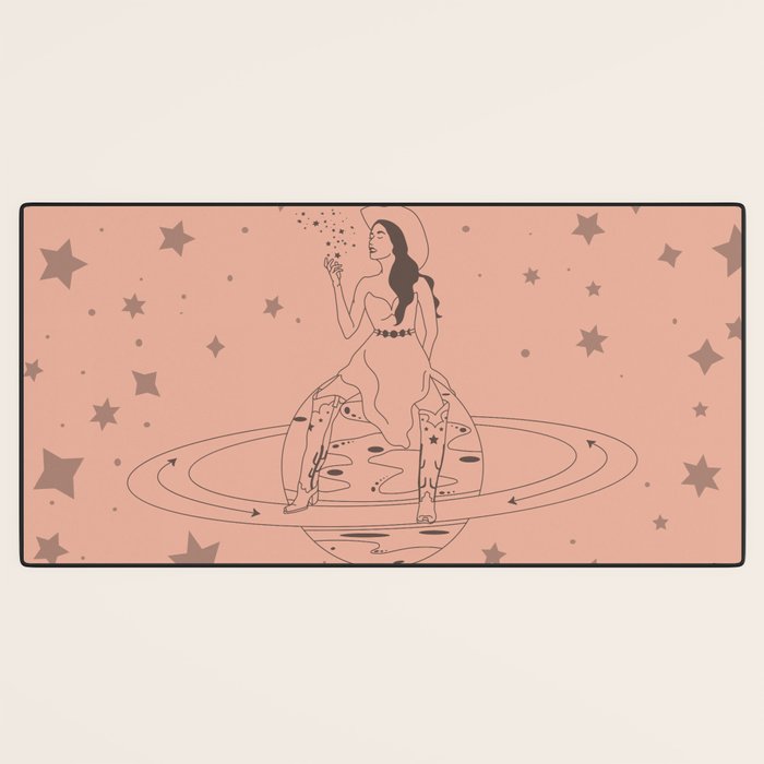 Janet From Another Planet Desk Mat Gallery Image 3