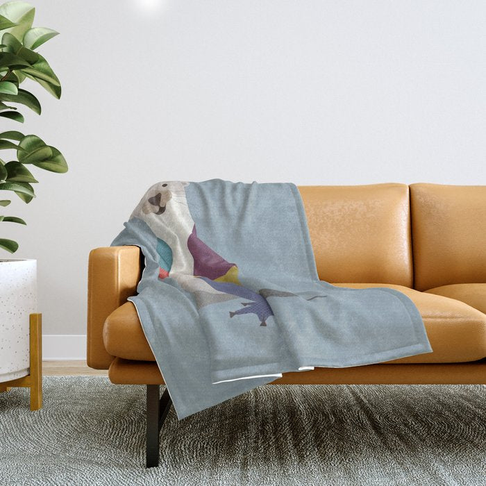 Otter Throw Blanket Gallery Image 1