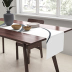 Modern Boho Art Nouveau Floral 3.1 ochre green grey Table Runner Gallery Image 2