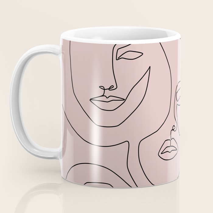 Blush Faces Coffee Mug Gallery Image 3