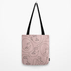 Blush Faces Tote Bag Gallery Image 2