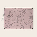 Blush Faces Laptop Sleeve Gallery Image 1