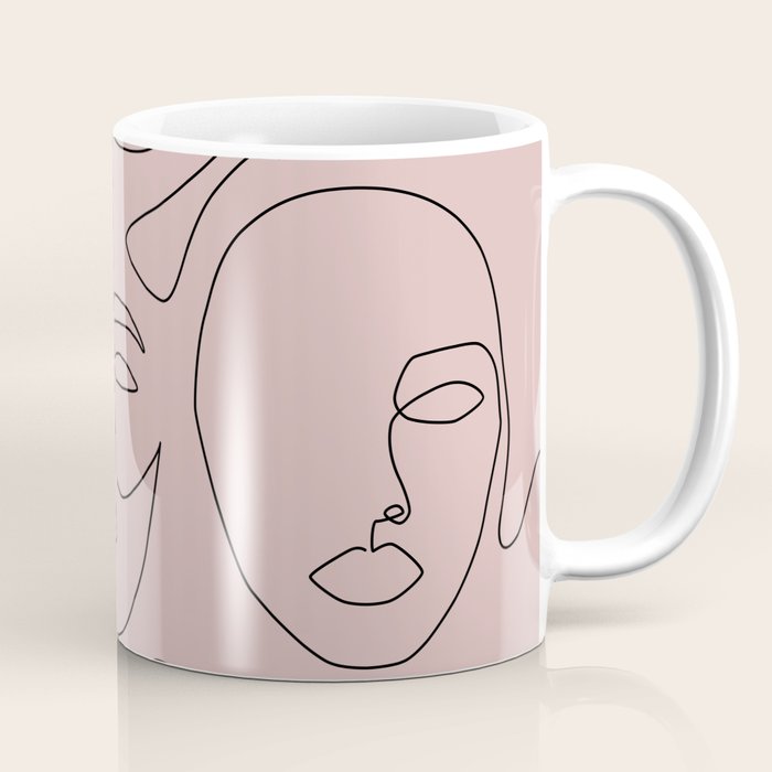 Blush Faces Coffee Mug Gallery Image 1