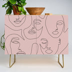 Blush Faces Credenza Gallery Image 1