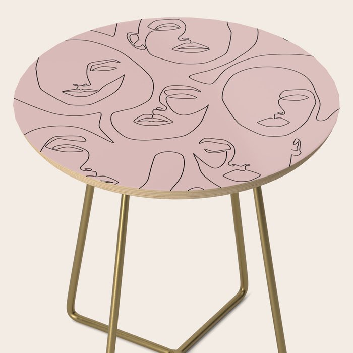 Blush Faces Side Table Gallery Image 2
