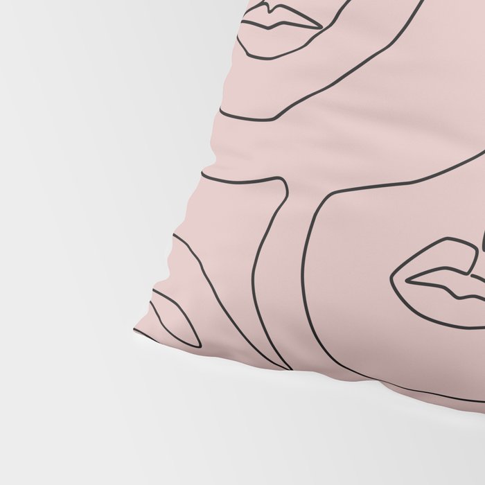 Blush Faces Pillow Sham Gallery Image 4