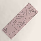 Blush Faces Yoga Mat Gallery Image 1