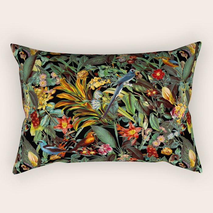 Birds World II Rectangular Pillow Gallery Image 2