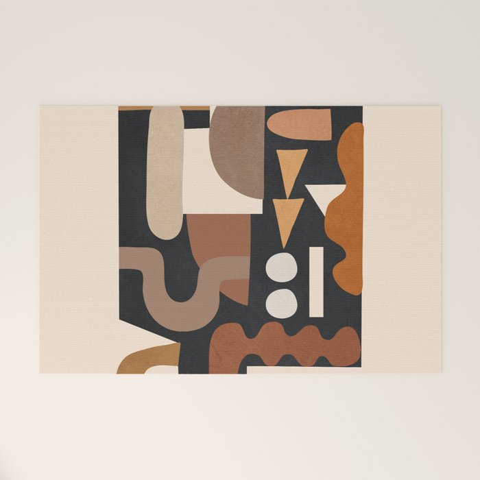 Modern Abstract Art 44 Welcome Mat Gallery Image 1