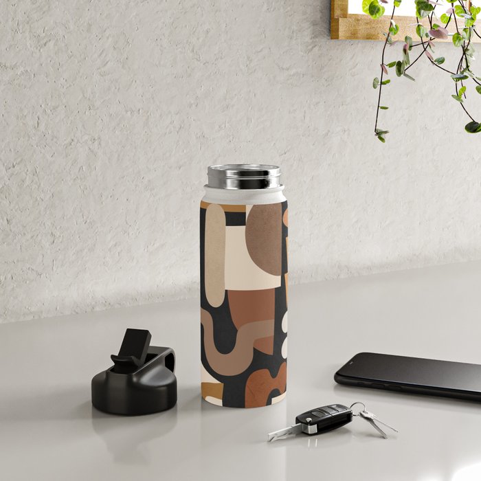 Modern Abstract Art 44 Water Bottle Gallery Image 4