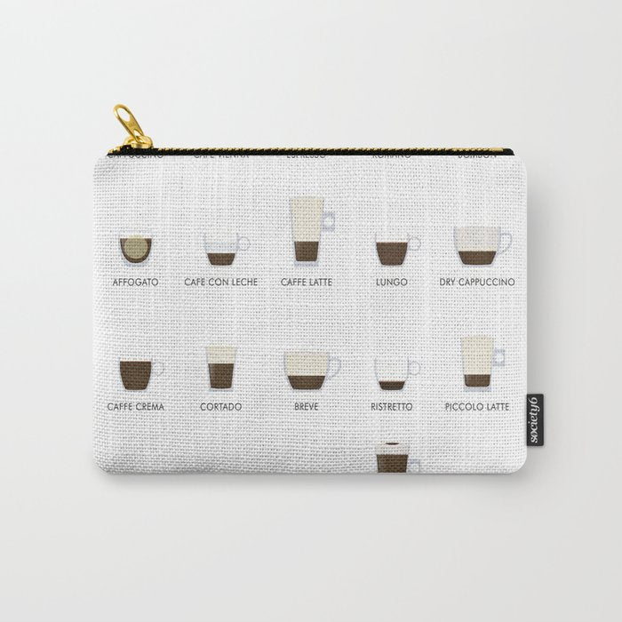 Espresso Coffe Classics Recipes Carry All Pouch Gallery Image 1