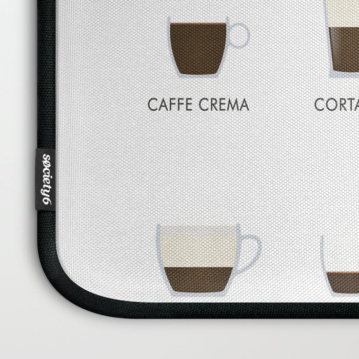 Espresso Coffe Classics Recipes Laptop Sleeve Gallery Image 3