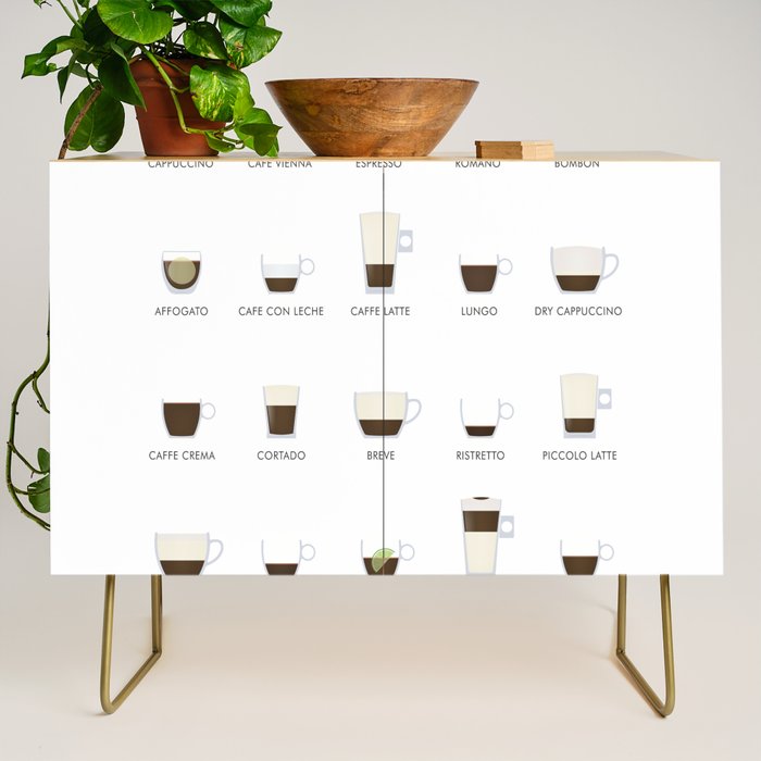Espresso Coffe Classics Recipes Credenza Gallery Image 1