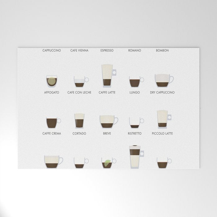 Espresso Coffe Classics Recipes Welcome Mat Gallery Image 1