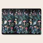 Night Mushrooms Cutting Board Gallery Image 1