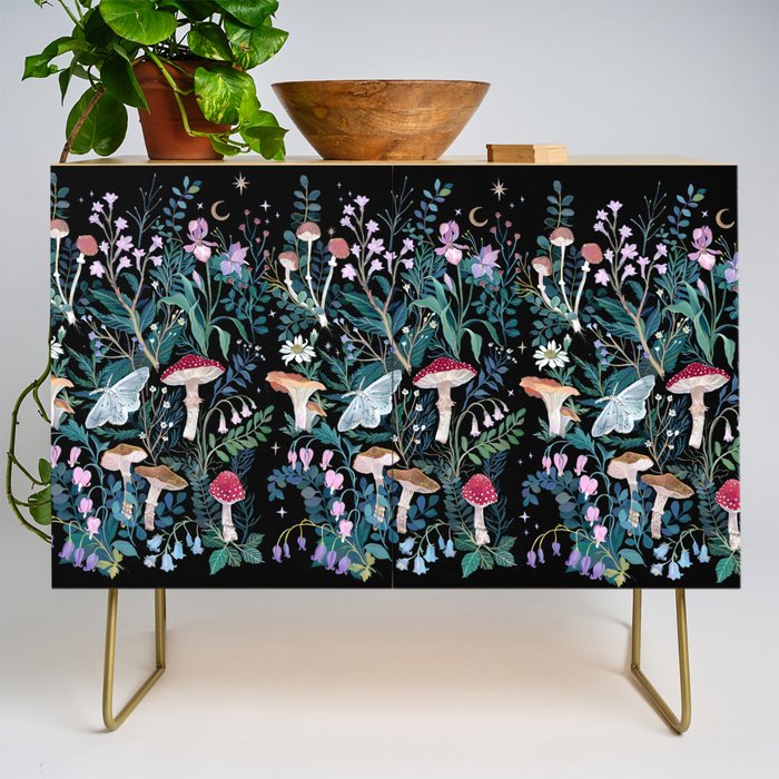 Night Mushrooms Credenza Gallery Image 1