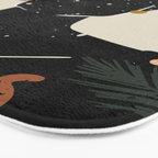 Black Hair No. 5 Bath Mat Gallery Image 3