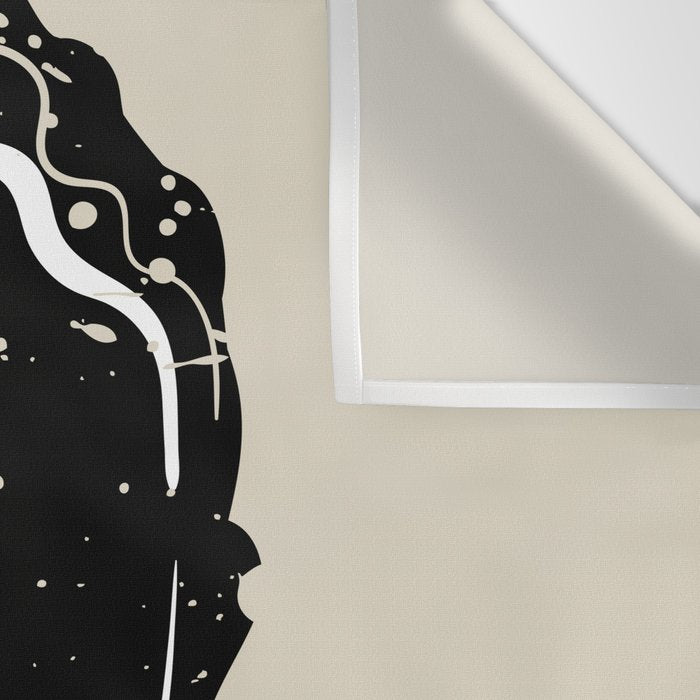 Black Hair No. 5 Wall Tapestry Gallery Image 3