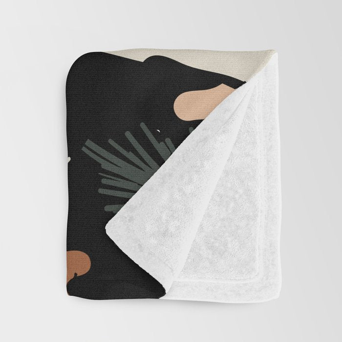Black Hair No. 5 Throw Blanket Gallery Image 3