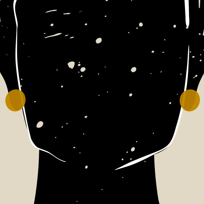 Black Hair No. 5 Coffee Mug Gallery Image 2