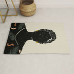 Black Hair No. 5 Rug Gallery Image 1