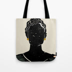 Black Hair No. 5 Tote Bag Gallery Image 1