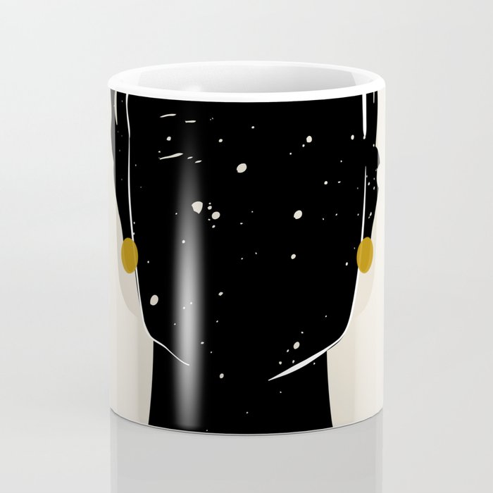 Black Hair No. 5 Coffee Mug Gallery Image 4