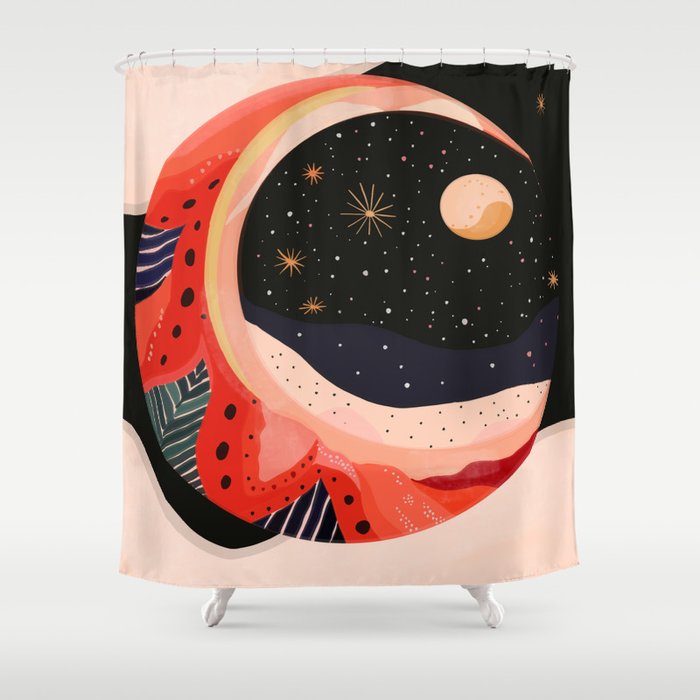 Mystic Moon II Shower Curtain Gallery Image 1