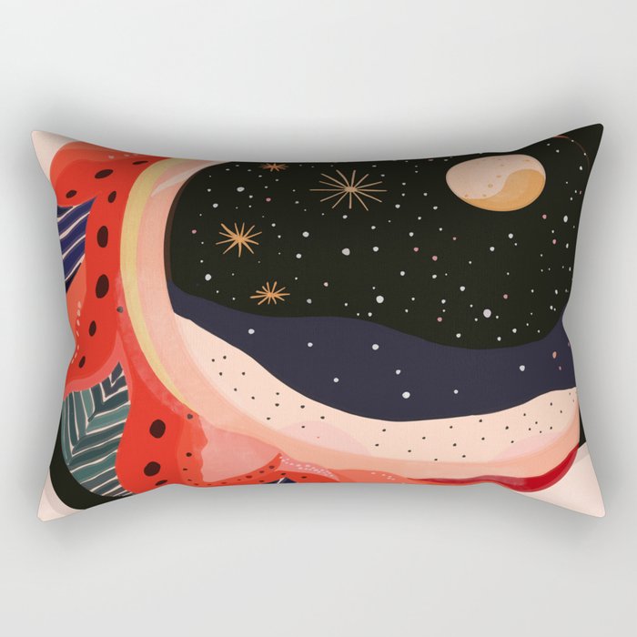 Mystic Moon II Rectangular Pillow Gallery Image 2