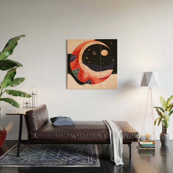 Mystic Moon II Wood Wall Art Gallery Image 2