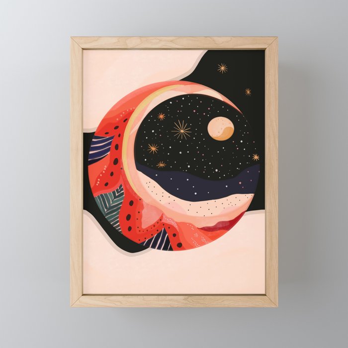 Mystic Moon II Mini Art Print Gallery Image 1