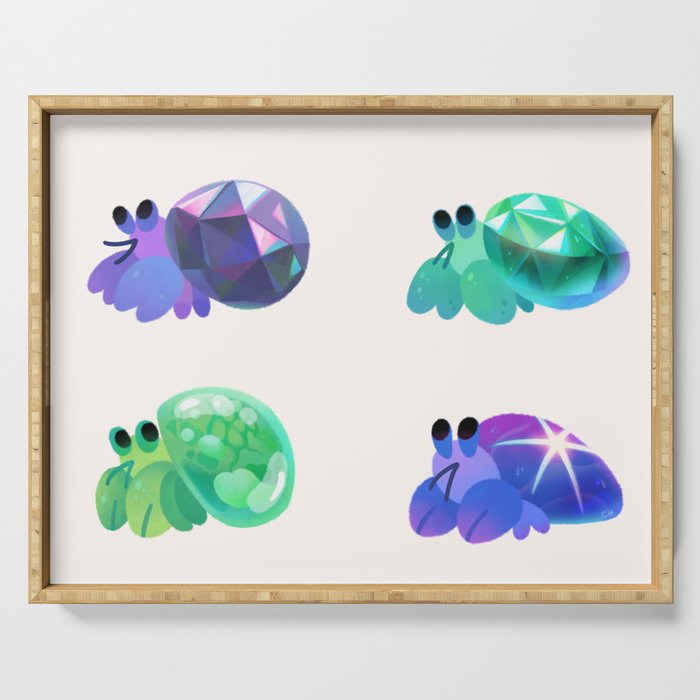 Jewel hermit crab Serving Tray Gallery Image 1