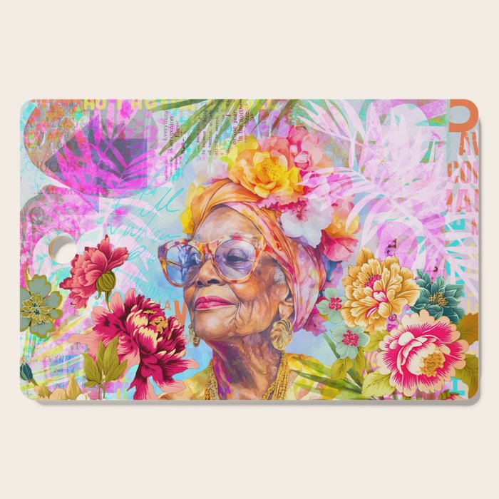 Pura Vida Ageless Fashionista Icon Cutting Board Gallery Image 1