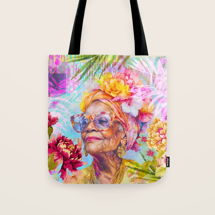 Pura Vida Ageless Fashionista Icon Tote Bag Gallery Image 1