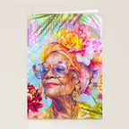 Pura Vida Ageless Fashionista Icon Stationery Card Gallery Image 2