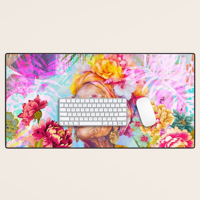 Pura Vida Ageless Fashionista Icon Desk Mat Gallery Image 1