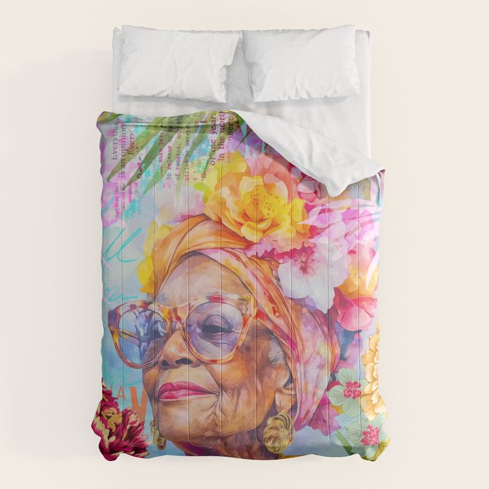 Pura Vida Ageless Fashionista Icon Comforter Gallery Image 6
