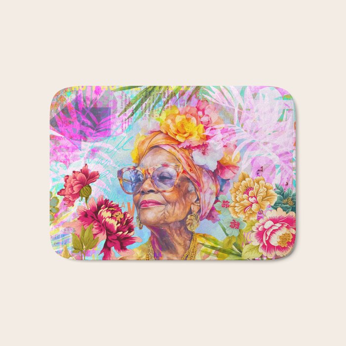 Pura Vida Ageless Fashionista Icon Bath Mat Gallery Image 1